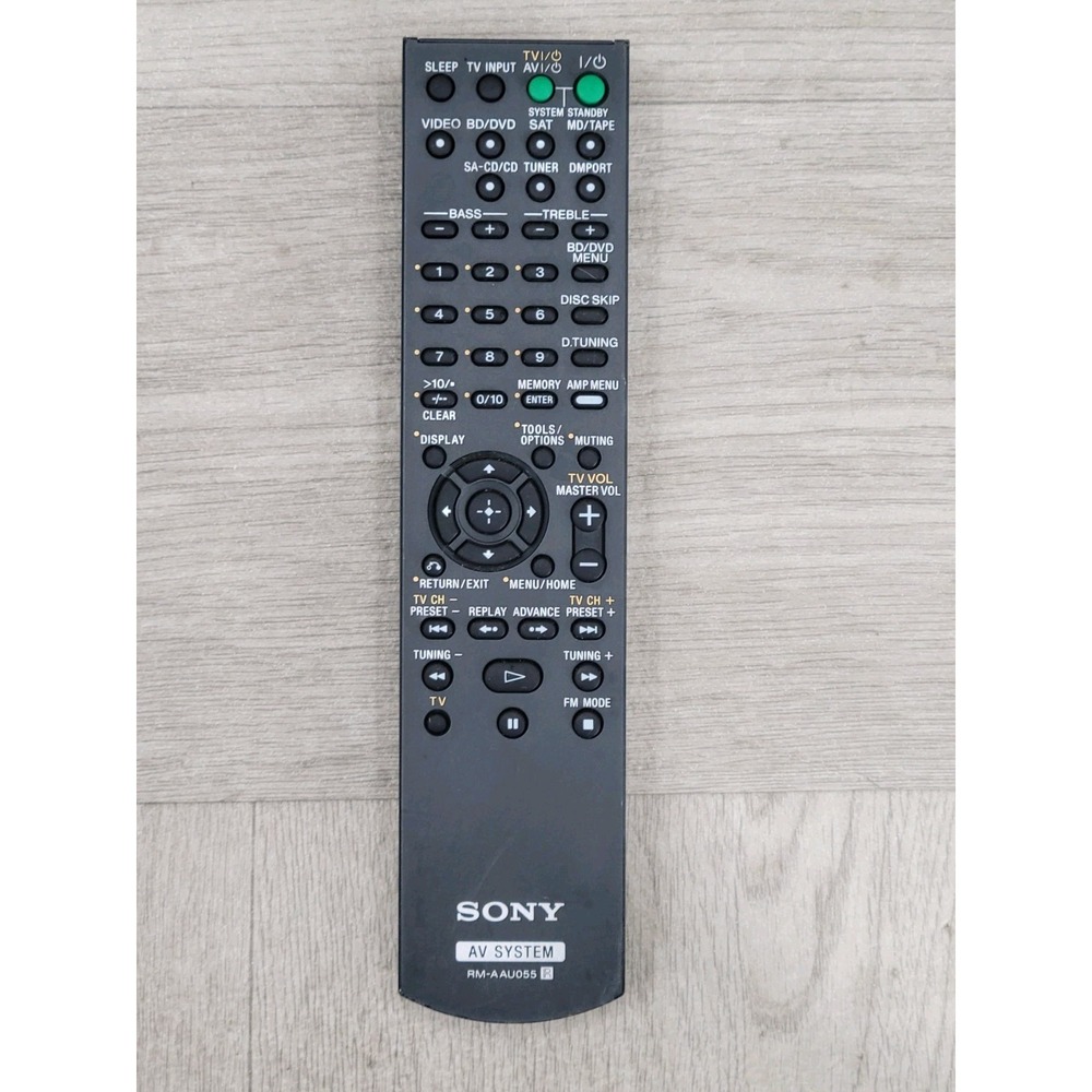 Sony RM-AAU055 Genuine OEM Remote Control STR-DH100 AV Receiver Tested Working